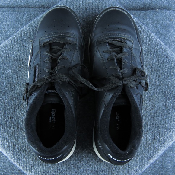 Reebok Steel Toe Men Sneaker Shoes Size 10 Wide Black Leather Lace Up‎ main image 9